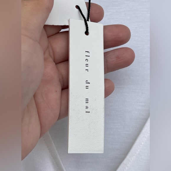 Fleur Du Mal Midriff Cut Out Body Suit ivory size large - Picture 7 of 10